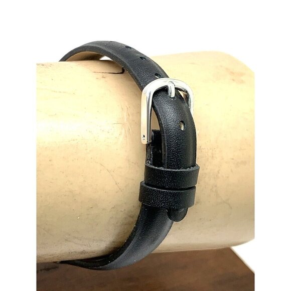 Timex Women's Watch T2H331 Indiglo Quartz Black Leather Band Petite Date… - Picture 11 of 15